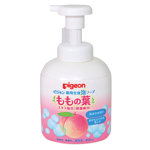 薬用全身泡ソープ（ももの葉）　４５０ｍｌ